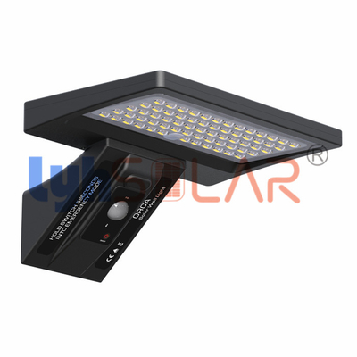 O sensor solar do à prova de água ilumina o sensor de movimento 5W exterior com o diodo emissor de luz 64pcs brilhante alto