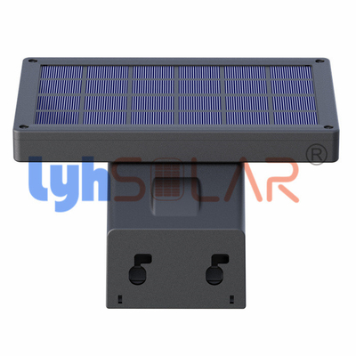 A plataforma solar preta do sensor de movimento ilumina 5W 3000K CCT para a iluminação decorativa do jardim