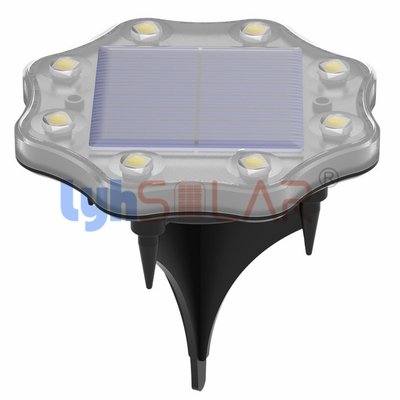 luzes solares exteriores do caminho do metal de 3000K CCT 0.5W instaladas na grama e no caminho