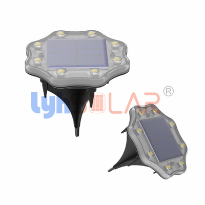 luzes solares exteriores do caminho do metal de 3000K CCT 0.5W instaladas na grama e no caminho