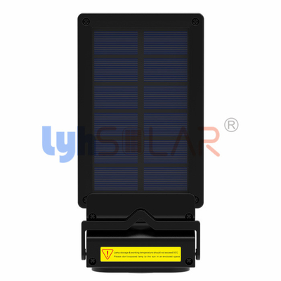 Luzes de segurança externas movidas a energia solar à prova d'água IP65 com lente de PC e base magnética