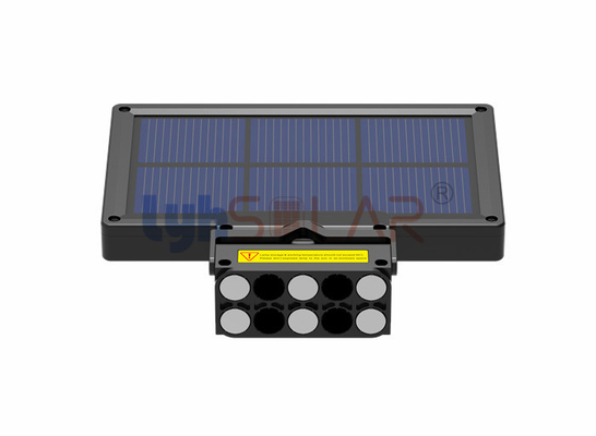 Acampamento exterior solar portátil posto solar do sensor de movimento 10W com alojamento da lâmpada do ABS