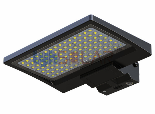 luzes solares portáteis do preto 15W exteriores com saída 1350Lm brilhante alta para a iluminação do jardim