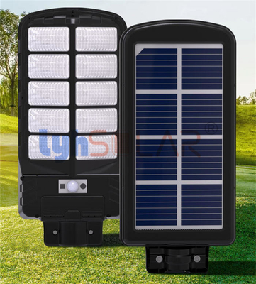 luzes de rua solares da saída 1000Lm exteriores com luzes da segurança da capacidade da bateria 10000mAh