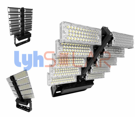 Luzes de estádio brilhantes super altas de 1200 W para campos esportivos Saída total de 18720 Lm