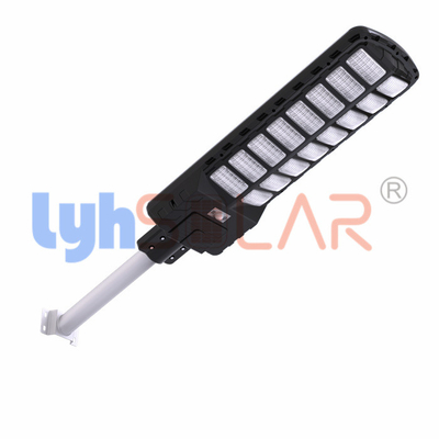 luzes de rua 18W solares conduzidas pretas exteriores com a lâmpada de rua brilhante alta do sensor SMD5730