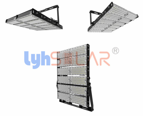 O PF alto conduziu projetores solares exteriores com as microplaquetas do diodo emissor de luz de And SMD5050 do motorista de Meanwell