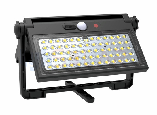 Sensor de PIR Luzes de inundação solar ao ar livre com alto brilho IP65 à prova de água