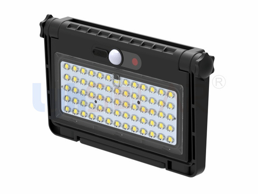 8W 1000Lm Luzes solares de inundação pad design de forma exterior com pequeno pacote