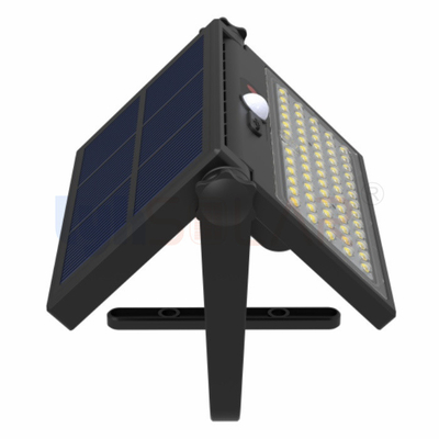 8W 1000Lm Luzes solares de inundação pad design de forma exterior com pequeno pacote