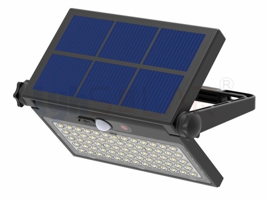Alta eficiência de iluminação 8W Luzes solares de inundação ao ar livre com sensor de movimento