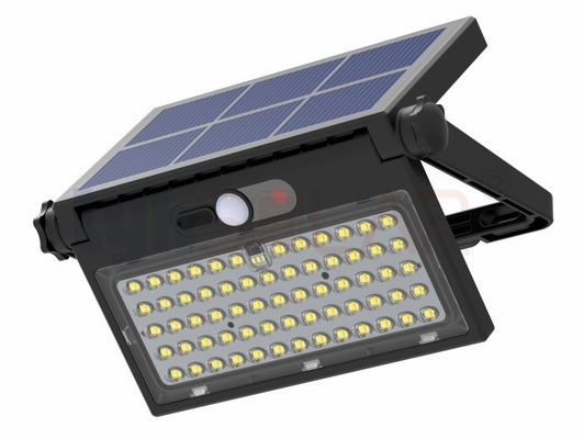 Alta eficiência de iluminação 8W Luzes solares de inundação ao ar livre com sensor de movimento