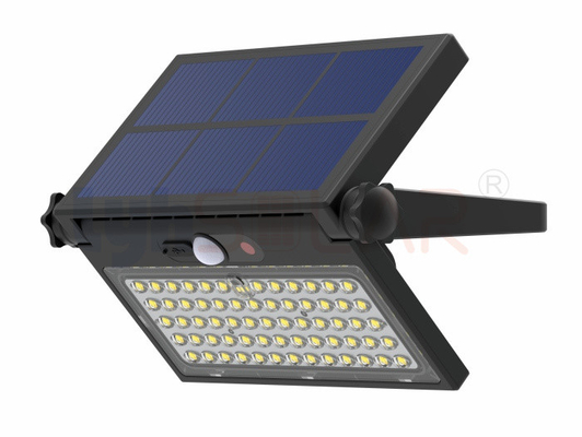 Alta eficiência de iluminação 8W Luzes solares de inundação ao ar livre com sensor de movimento