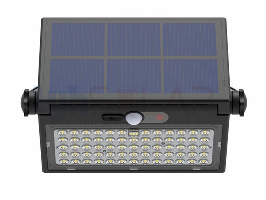 64pcs LED 8W lâmpadas de inundação solar IP65 à prova d'água para iluminação de garagem