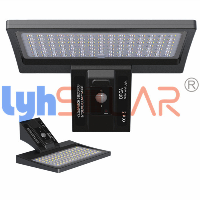 o movimento de 8W 1000Lm ativou a luz exterior solar com aprovação impermeável de RoHS do CE IP65