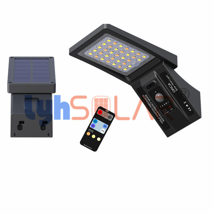 patamar 3000k que cerca as luzes solares 3W com aprovação alta de RoHS do CE do lúmen 360Lm