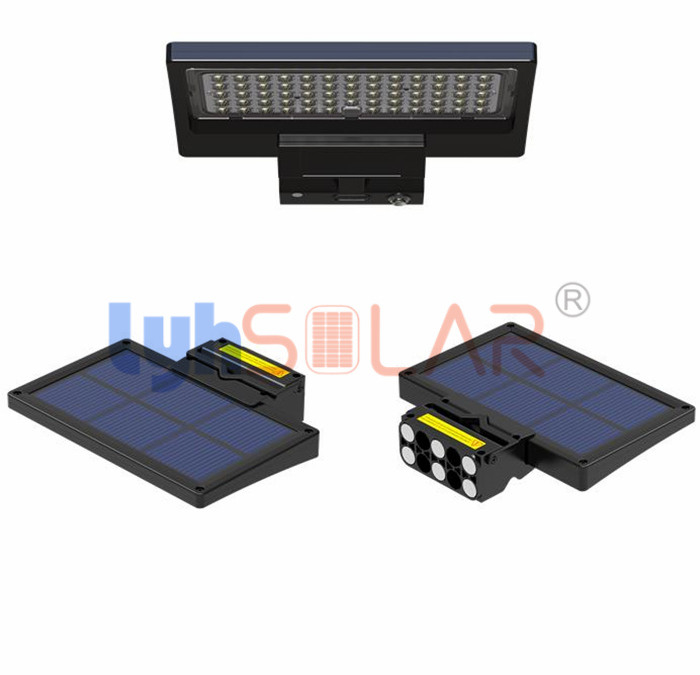 1150Lm10W luzes solares portáteis 4500k exterior com luzes da segurança da capacidade da bateria 4400mAh